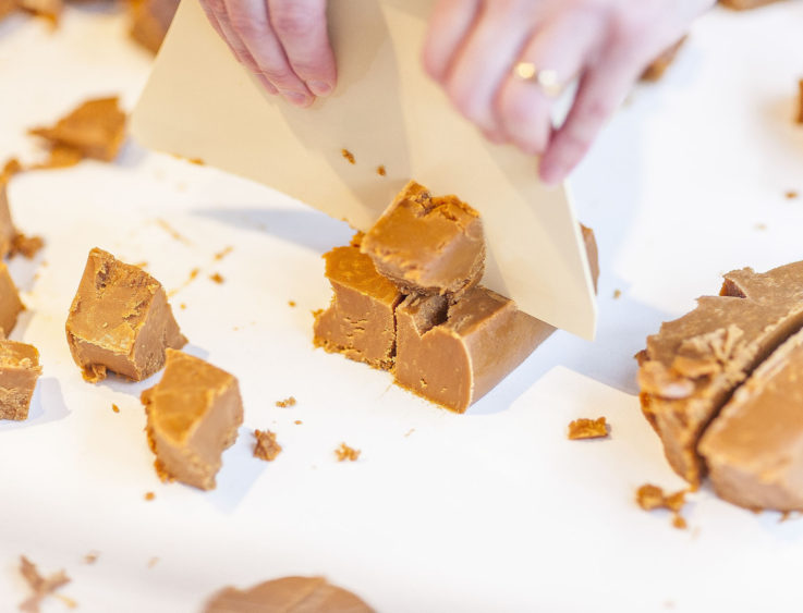 Step 5 - Cutting our fudge